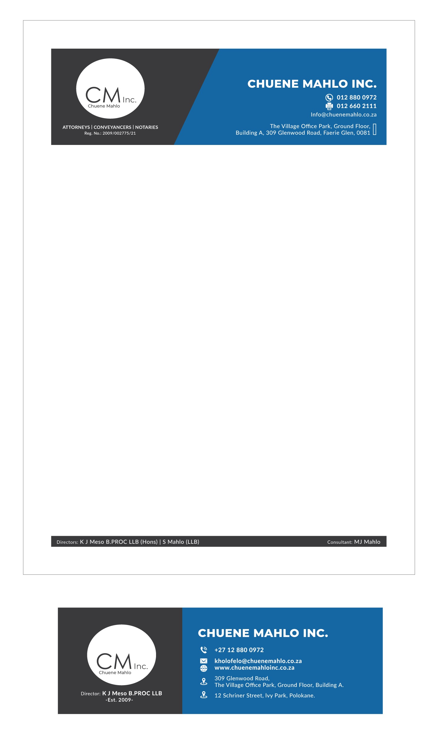 Stationery Design by DigitalHareesh (Creative Senior Graphic Designer) for this project | Design #27224629