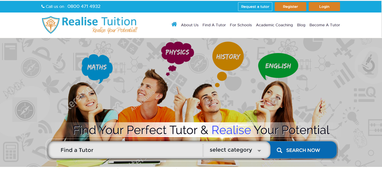 Design Graphique par Aaron V pour Realise Tuition | Design #27260700