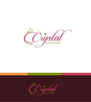 Logo Design by ecorokerz for Crystal Stitchz | Design: #27221932
