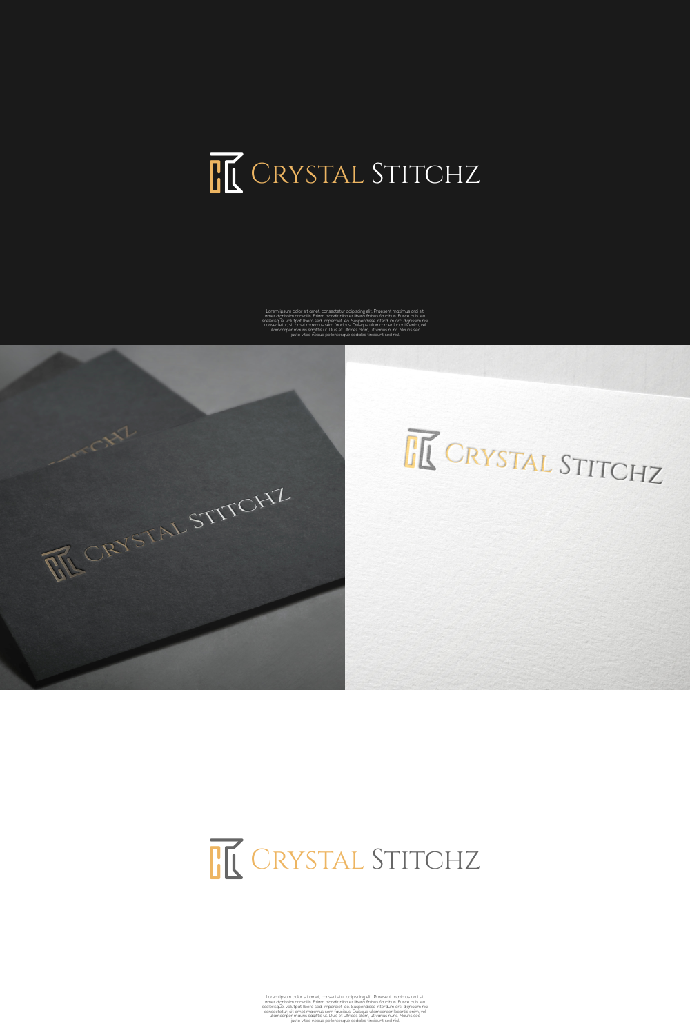 Logo Design by untung bertubi-tubi for Crystal Stitchz | Design #27224035