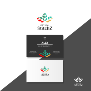Logo Design by Dreambox.Design for Crystal Stitchz | Design: #27225583