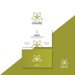 Logo Design by Dreambox.Design for Crystal Stitchz | Design: #27226093