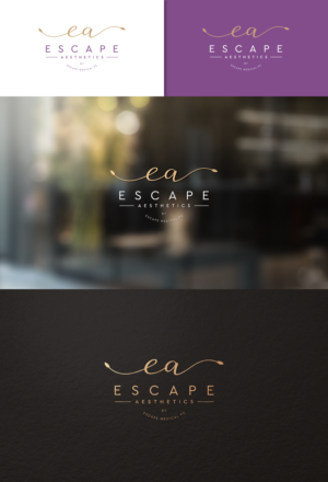 Escape Aesthetics By Escape Medical PC | Logo Design by Paperfox Designs