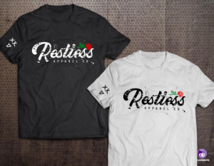 Restless Clothing brand t shirt designs | Diseño de Camiseta por FigliaPerduta