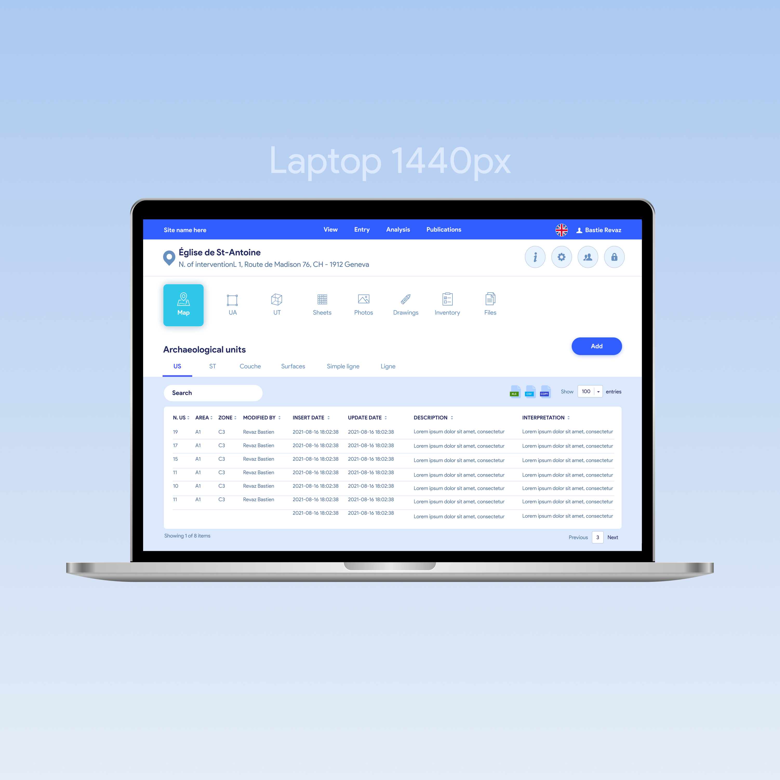 Web Design by LinaCordoba for AnalyticBase Sàrl | Design #27251860