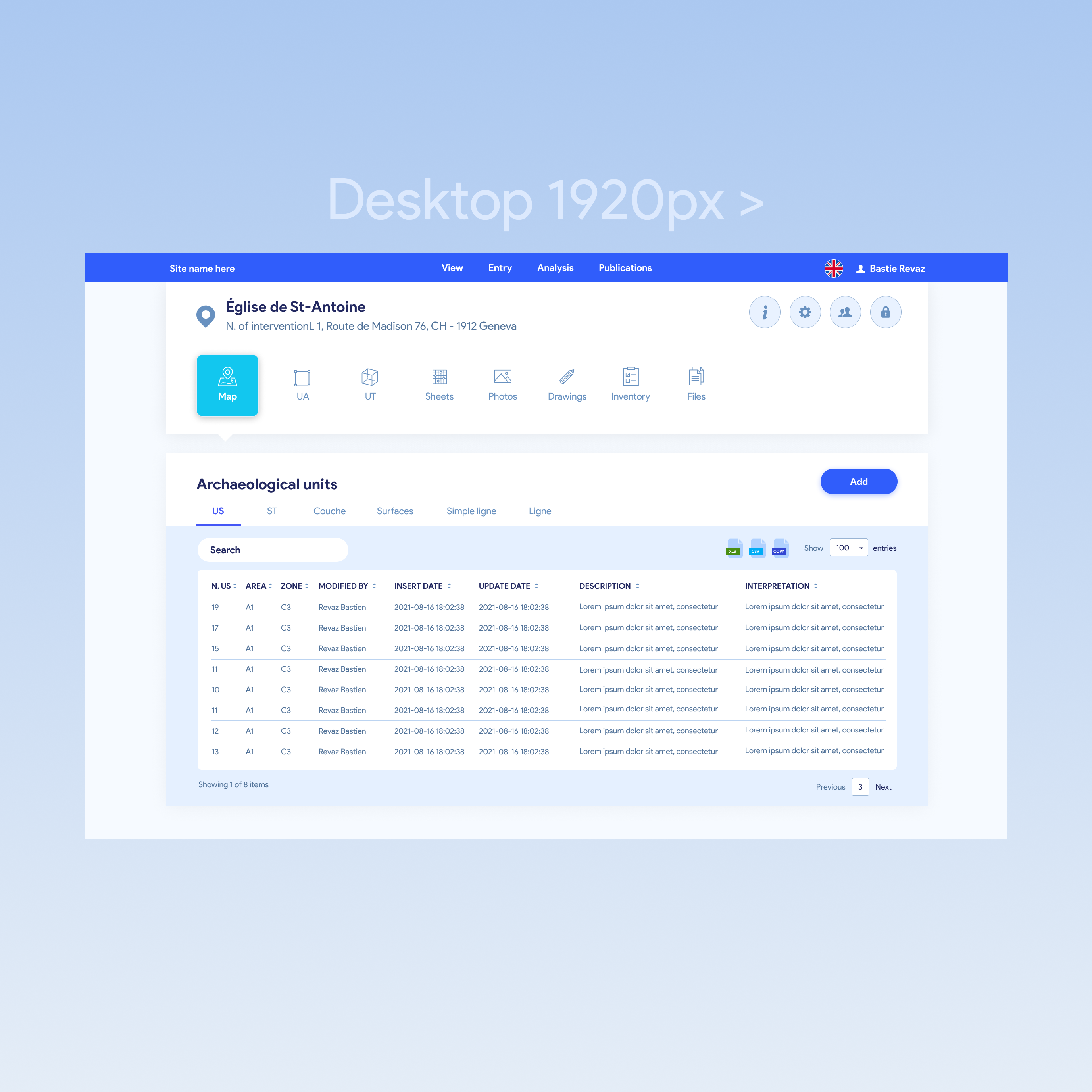 Web Design by LinaCordoba for AnalyticBase Sàrl | Design #27251863
