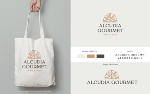 Alcudia Gourmet | Diseño de Logo por Birdcage