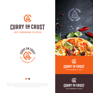 Curry on Crust | Logo Design by airborne