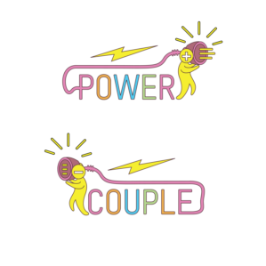 POWER-COUPLE Matching Shirt Set | T-shirt Design by dskyvbc