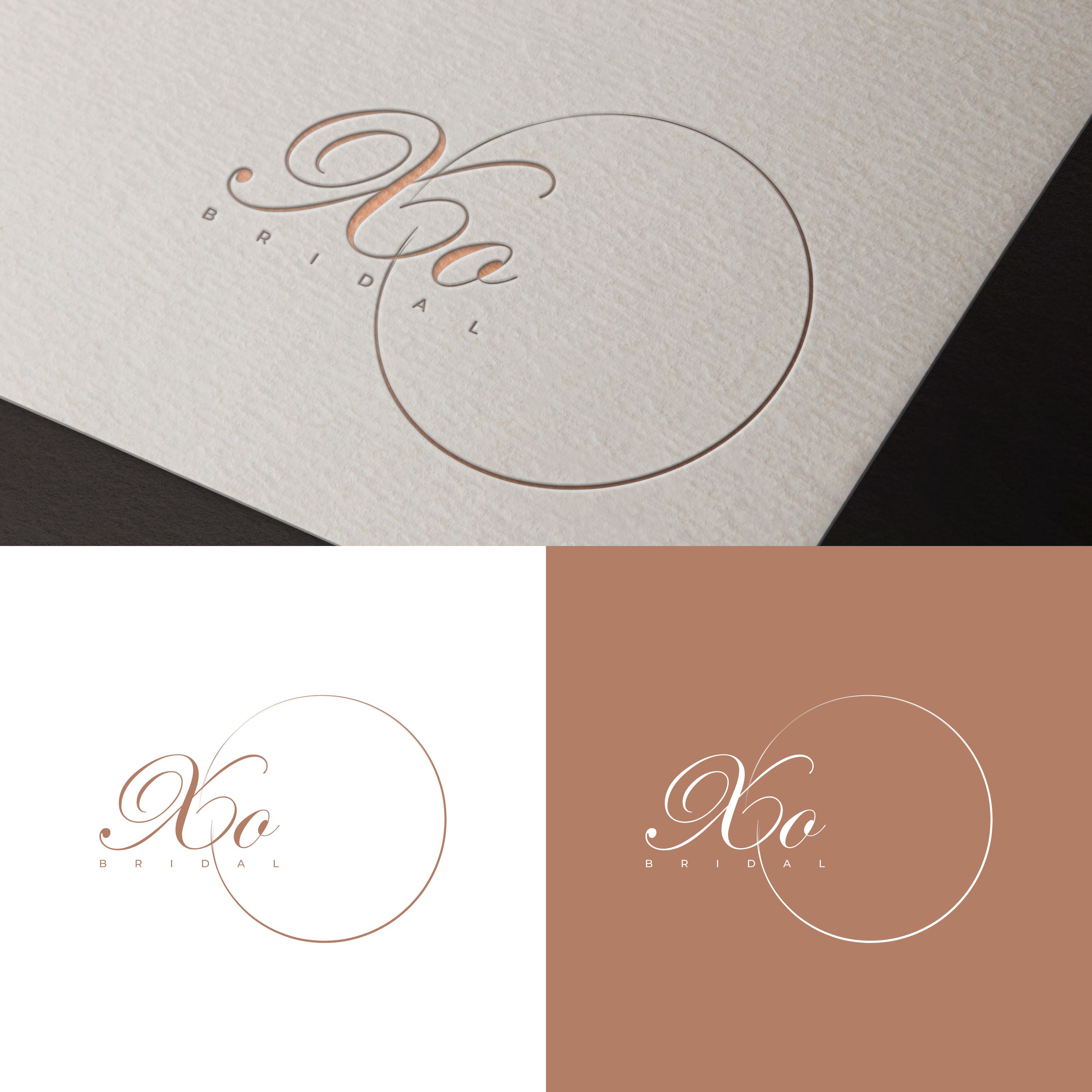Elegant Professional Bridal Retail Logo Design For XO BRIDAL By Wiwi Design Design 27225638