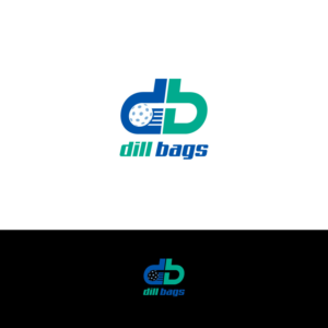 Name Update: We've changed our name to Dill Sports from Dill Bags   Dill Bags or Dill Bags DB with the D backwards to form the shape of a ball with the B. Or Dill with the word Bags smaller in a ball. | Logo Design by Minimal Studio