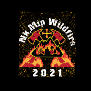 Nk'Mip Wildfire T-Shirt | Diseño de Camiseta por dskyvbc