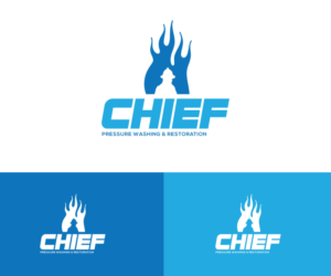 Chief                   Pressure Washing & Restoration | Logo-Design von rimu