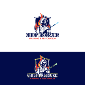 Chief                   Pressure Washing & Restoration | Logo Design by sankar999