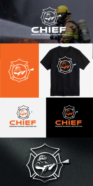 Chief                   Pressure Washing & Restoration | Logo-Design von Classy Custom