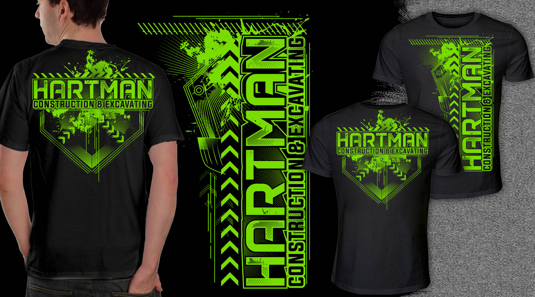 T-shirt Design by Falih A for Hartman Construction and Excavating | Design #27251703