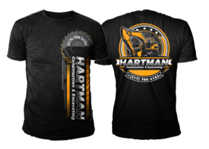 Hartman Construction & Excavating | T-shirt Design by Bayu_susilo