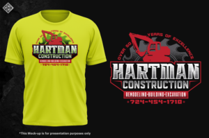 Hartman Construction & Excavating | T-Shirt-Design von gekgrfx