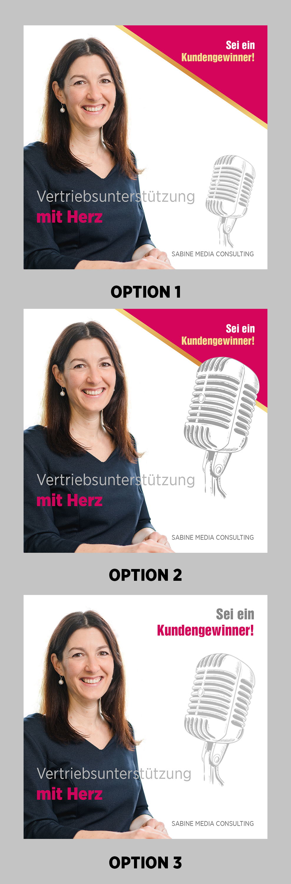 Podcast Design by GraphicsGuru for Sabine Media Consulting | Design #27233358