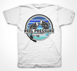 Shirt design for a offshore fishing brand | Diseño de Camiseta por badpixelarts