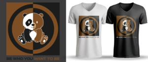 Panda bear  | T-Shirt-Design von Al Pech