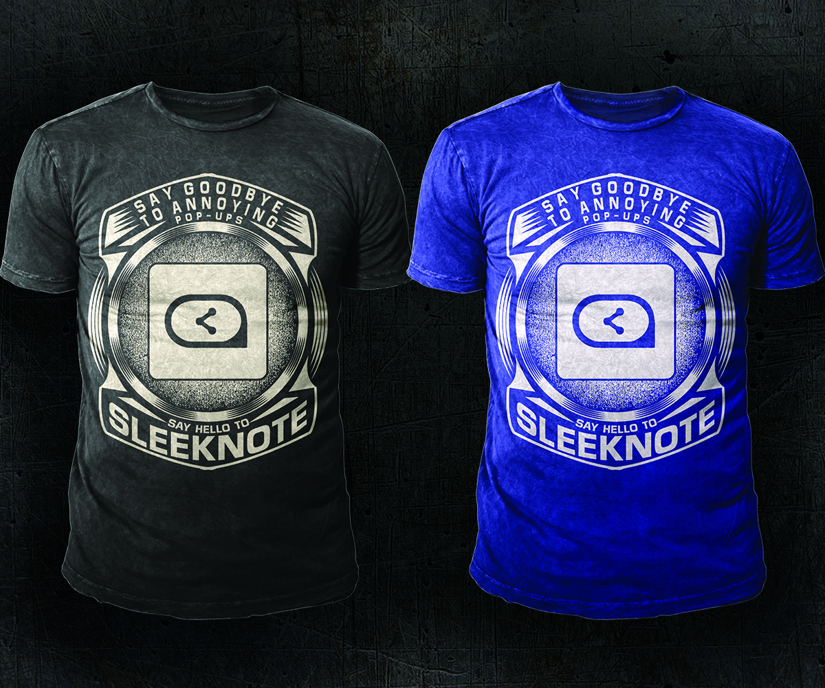 T-shirt Design by Milton Bhowmik for Sleeknote | Design #27252244