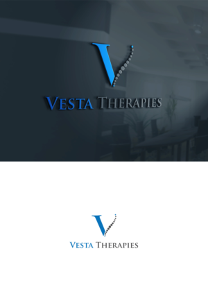 Vesta Therapies | Logo Design by Amelia Mia