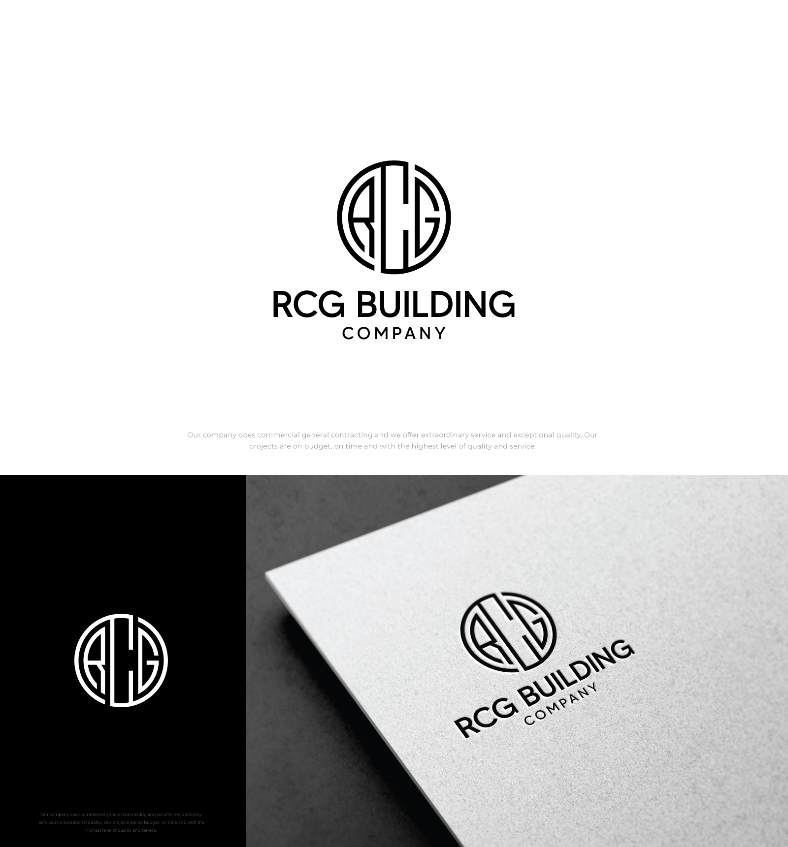 Logo-Design von Zybs Graphics für RCG Building Company | Design #27250857