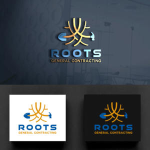 ROOTS General Contracting | Logo Design by Rueell Artss