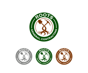 ROOTS General Contracting | Logo Design by anico