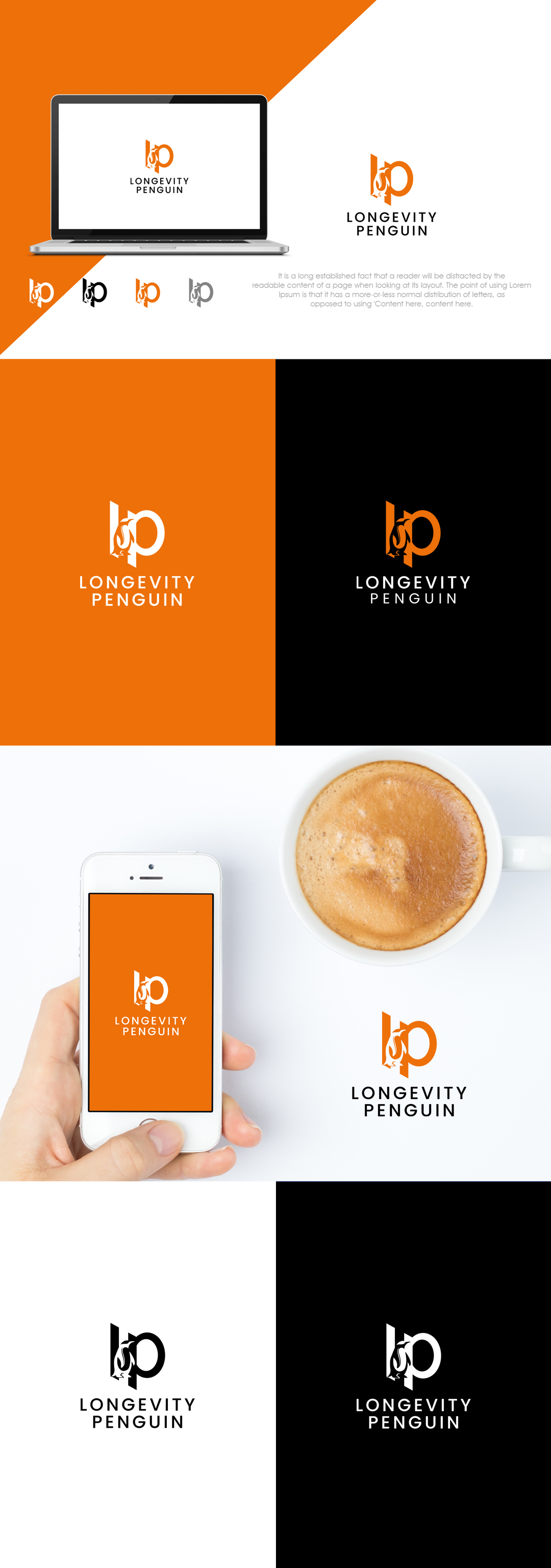 Logo Design by SL Designer for Longevity Penguin | Design #27241527