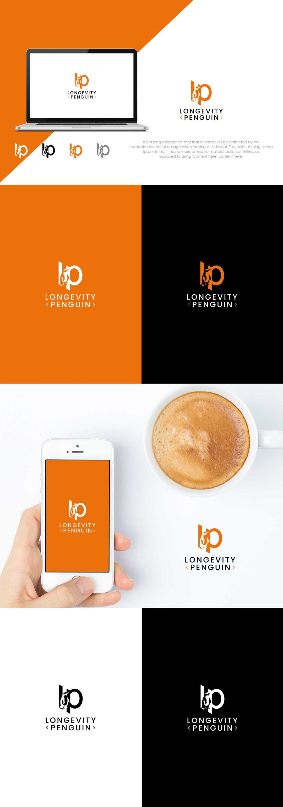 Logo Design by SL Designer for Longevity Penguin | Design #27242475