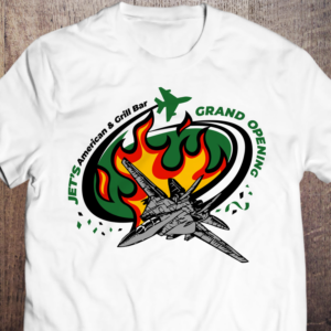 Jet’s Restaurant & Br Grand Opening | T-shirt Design by Abiyoso28