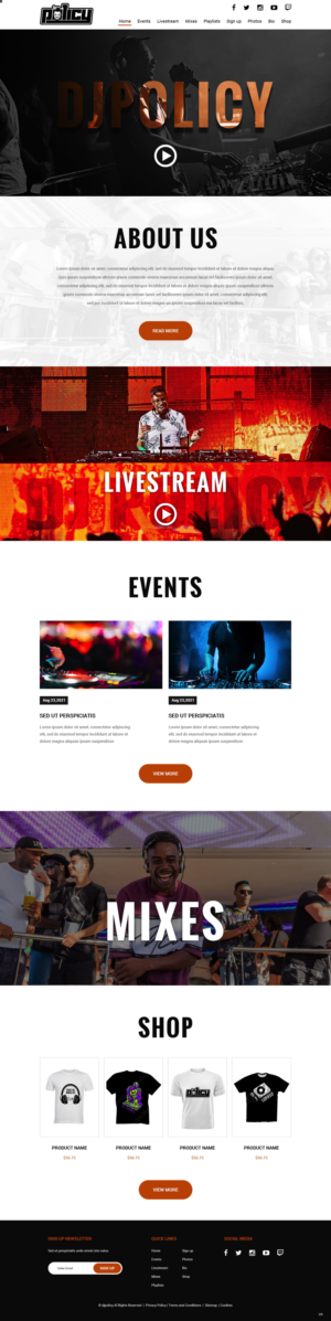 Web Design by pb for this project | Design #27246293