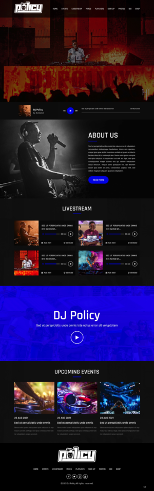 Web Design by pb for this project | Design: #27246296