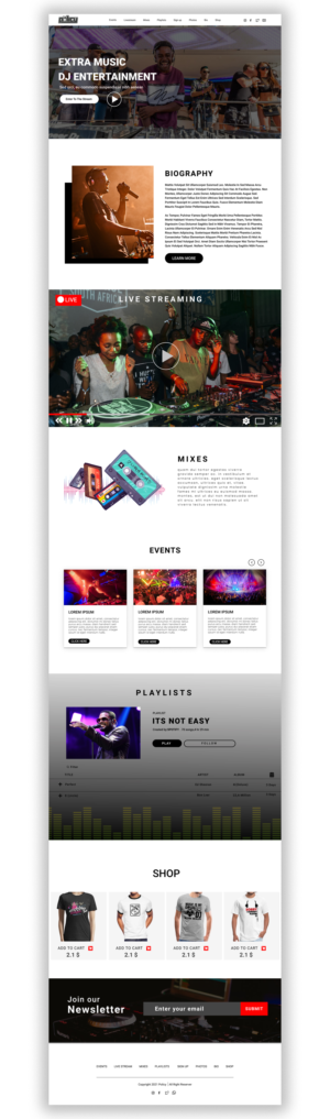 DJPolicy.com | Web-Design von Adeel Rahman