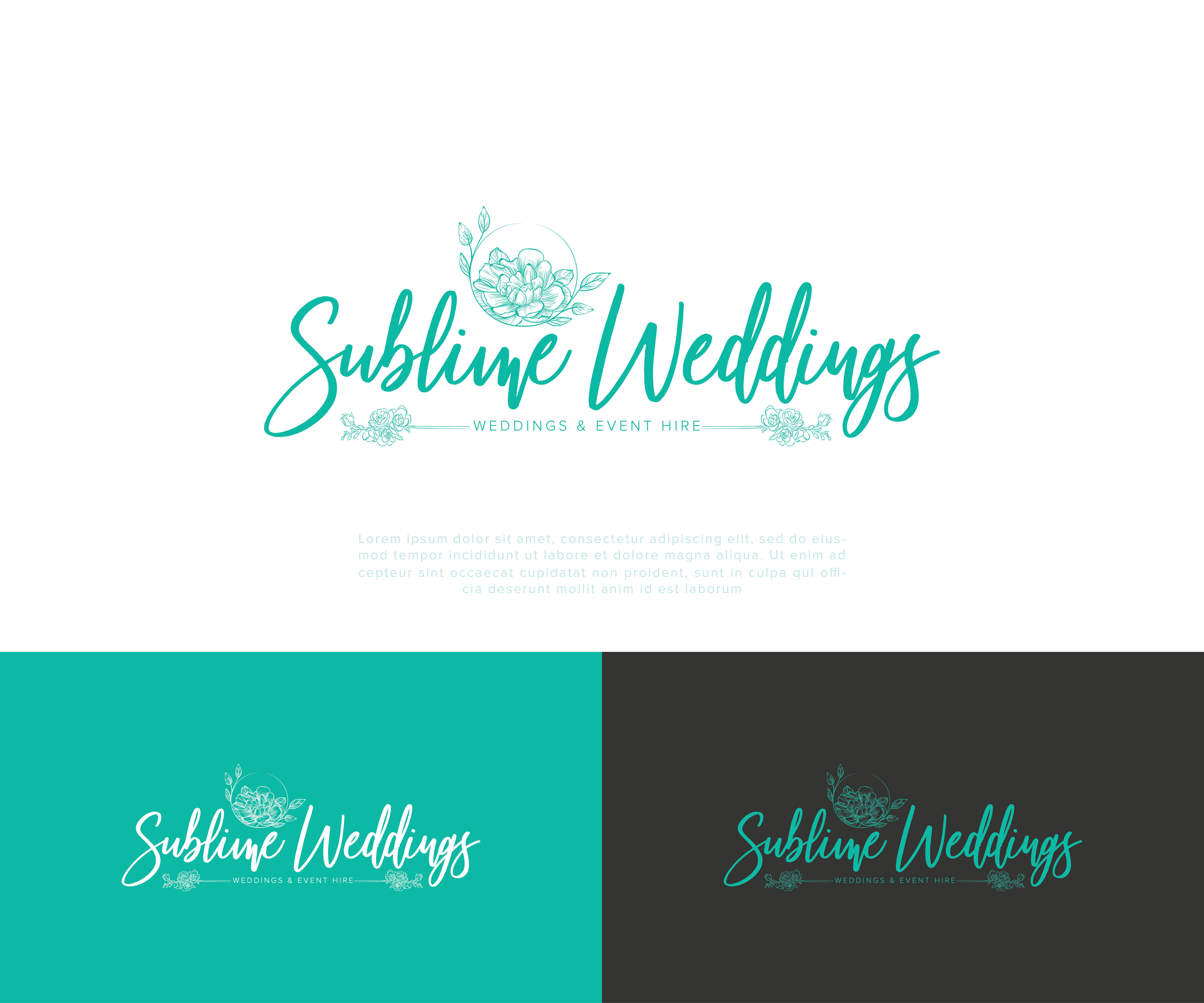 Logo Design by Ditty rajan for Sublime Weddings & events | Design #27310893