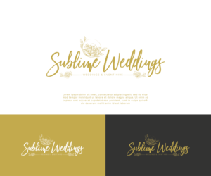 Logo Design by Ditty rajan for Sublime Weddings & events | Design: #27313496