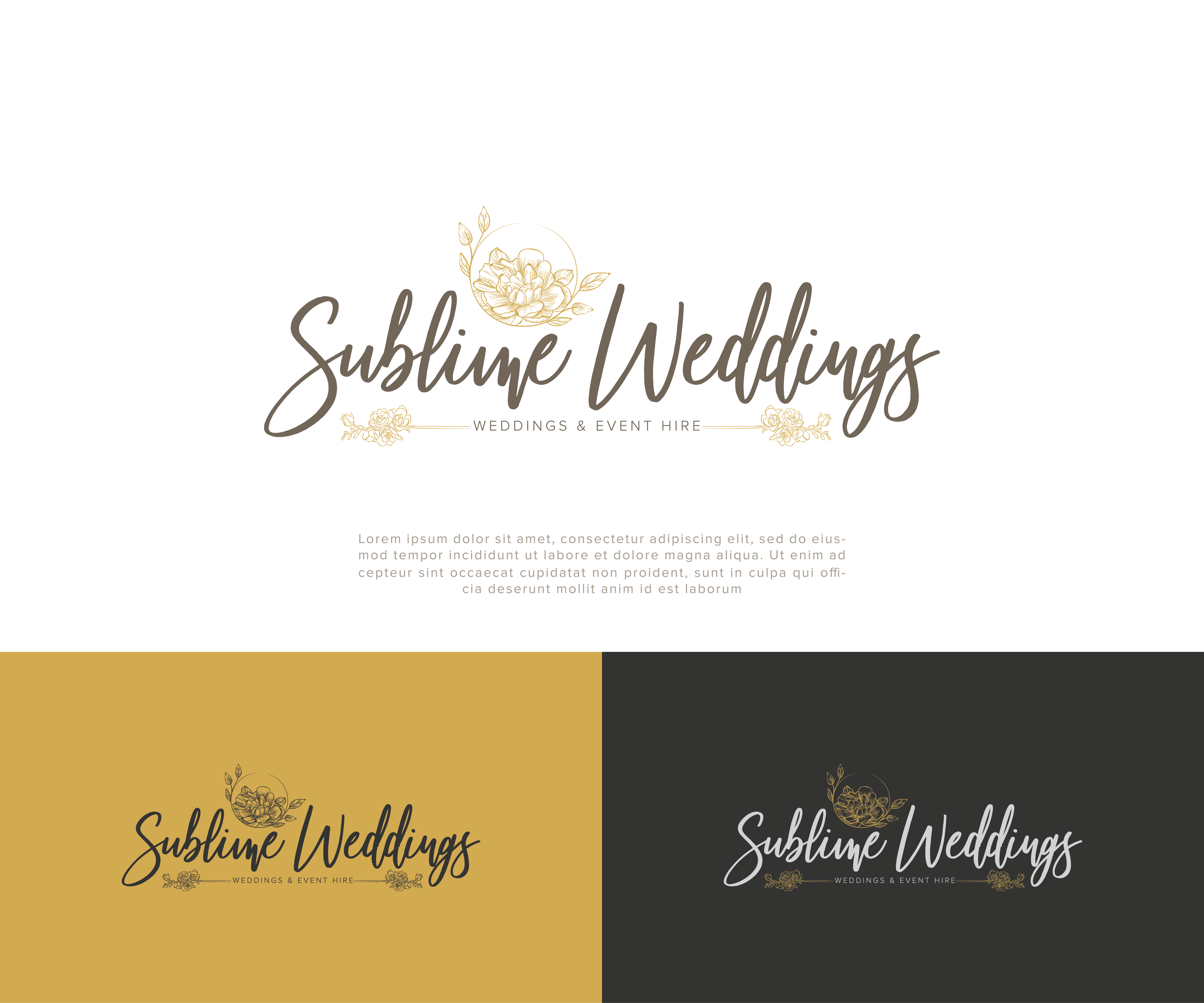 Diseño de Logo por Ditty rajan para Sublime Weddings & events | Diseño #27313517