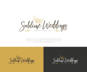 Design de Logo par Ditty rajan pour Sublime Weddings & events | Design : #27313517