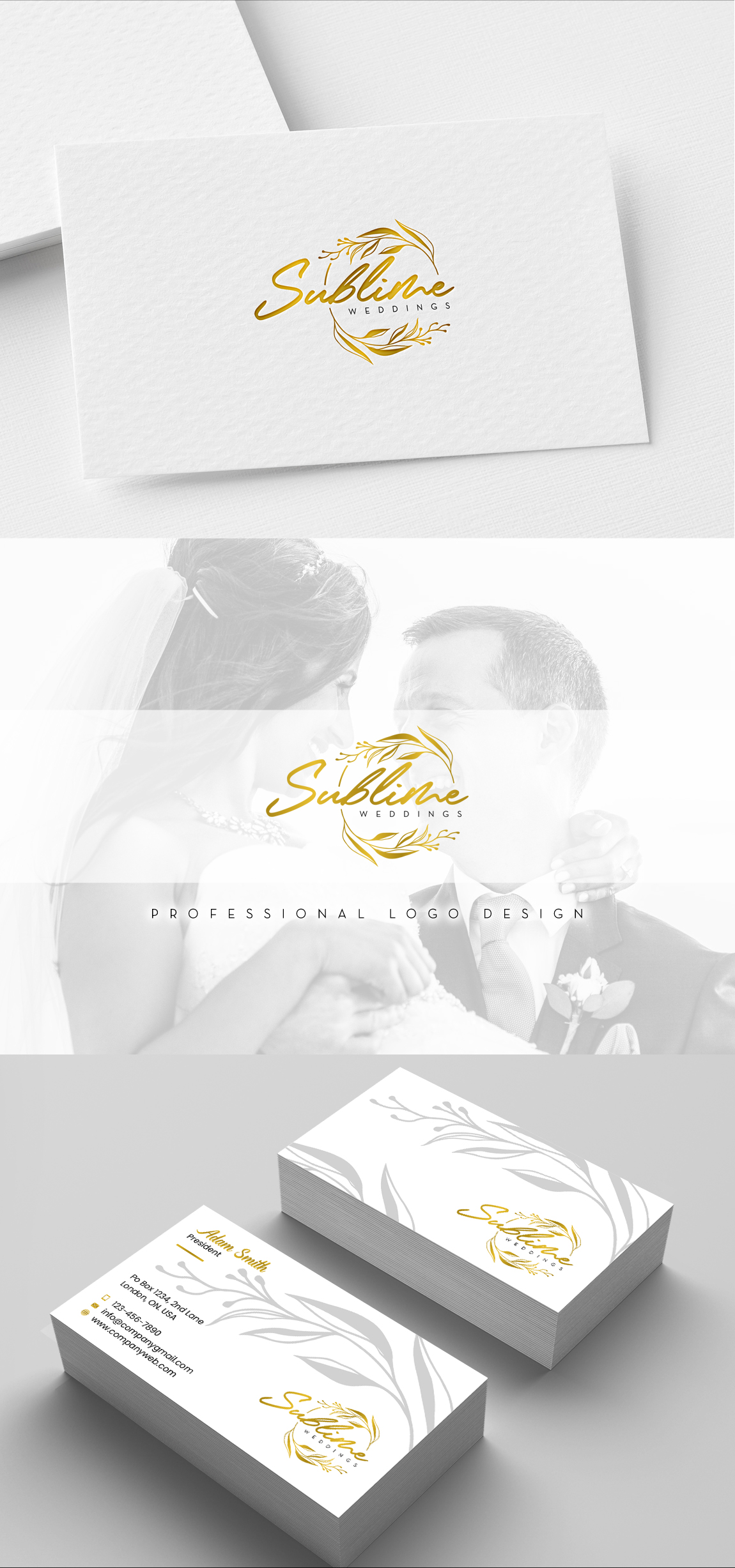 Logo-Design von SL Designer für Sublime Weddings & events | Design #27288510