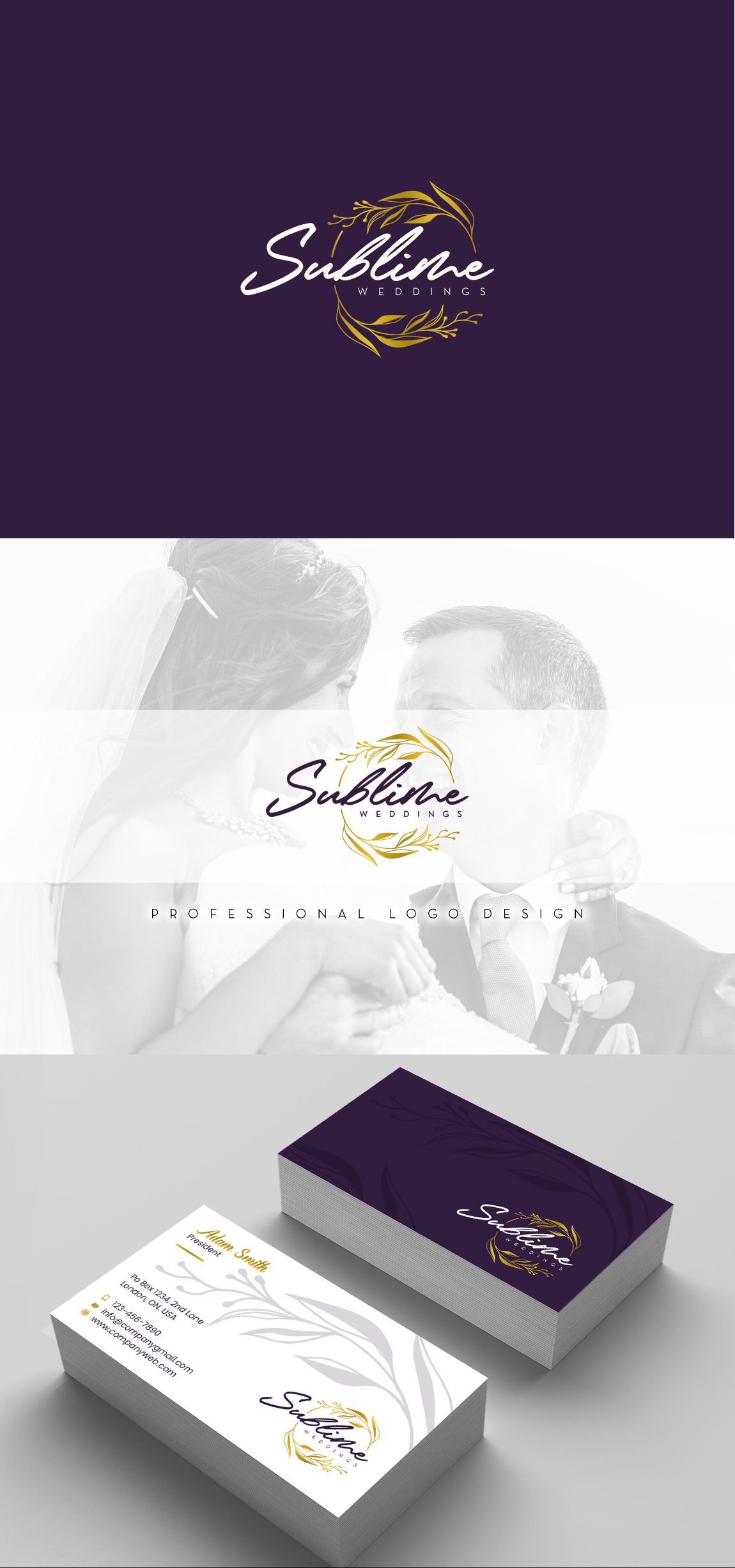 Diseño de Logo por SL Designer para Sublime Weddings & events | Diseño #27289610