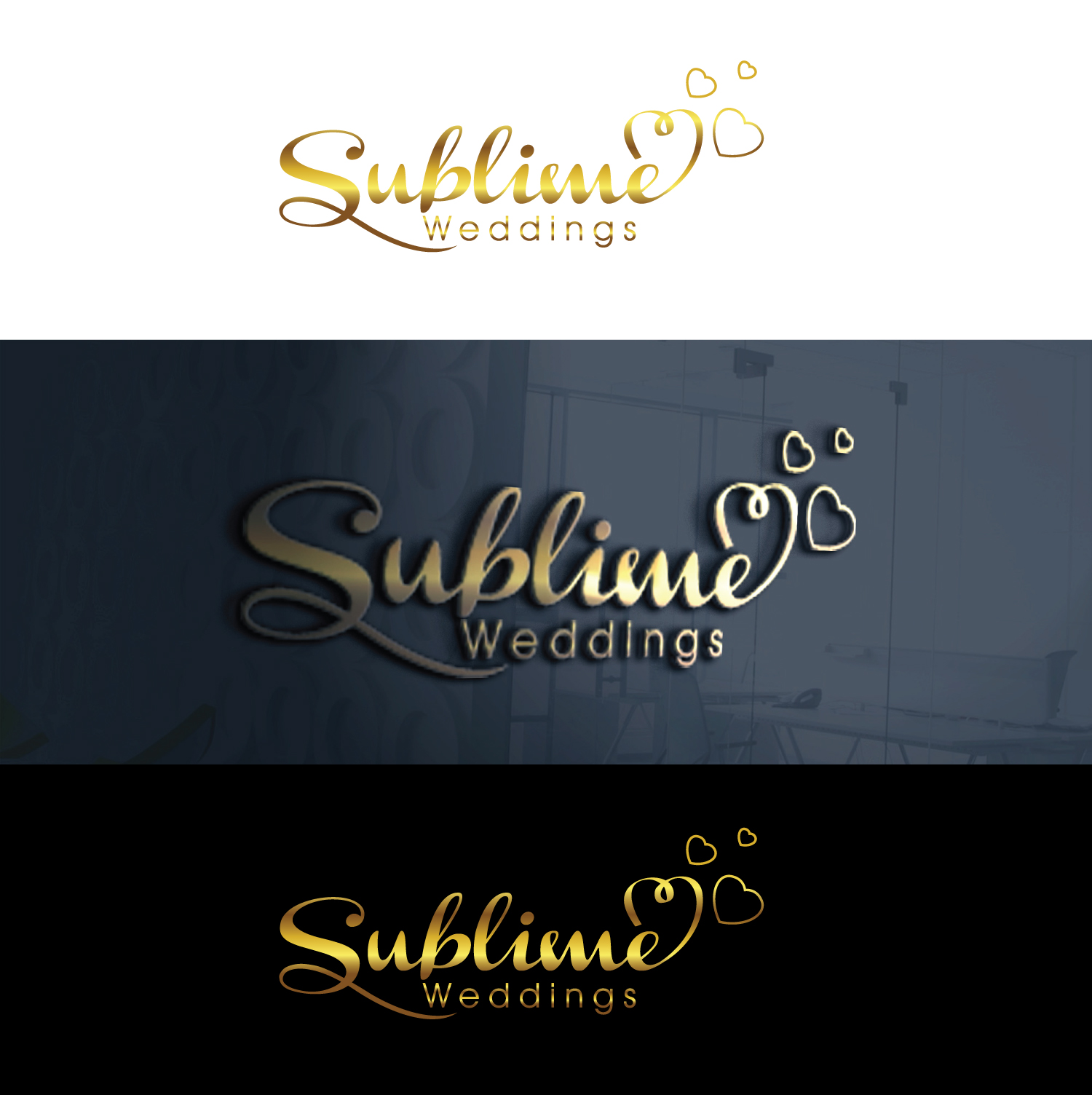 Logo Design by GODDREAMCREATION for Sublime Weddings & events | Design #27239310