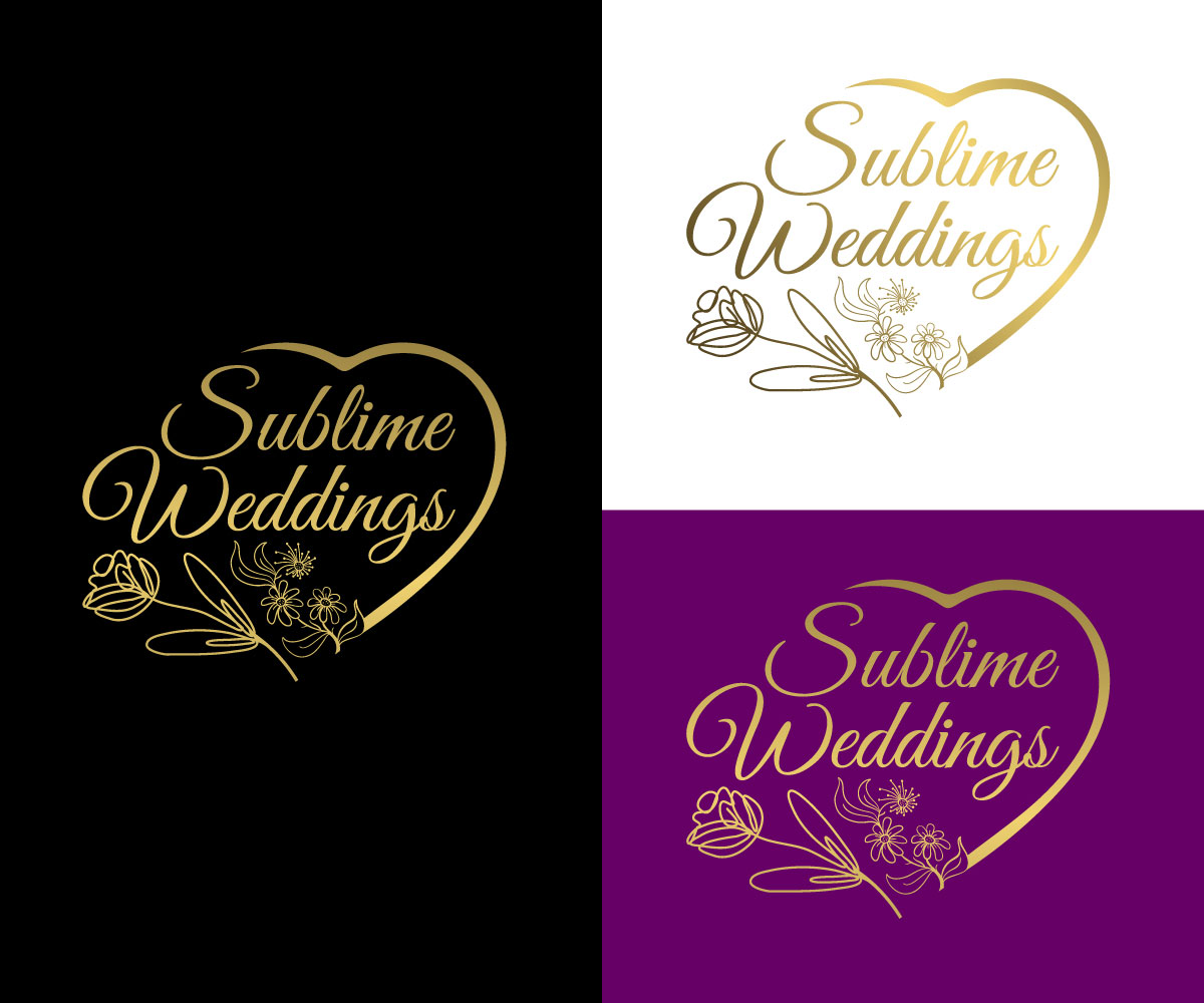 Design de Logo par DBD™ ( Verified Pro Designer ) pour Sublime Weddings & events | Design : #27316596