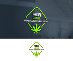 Ferrari Farms Co.  Where the grass is always greener | Logo Design by BabAgori