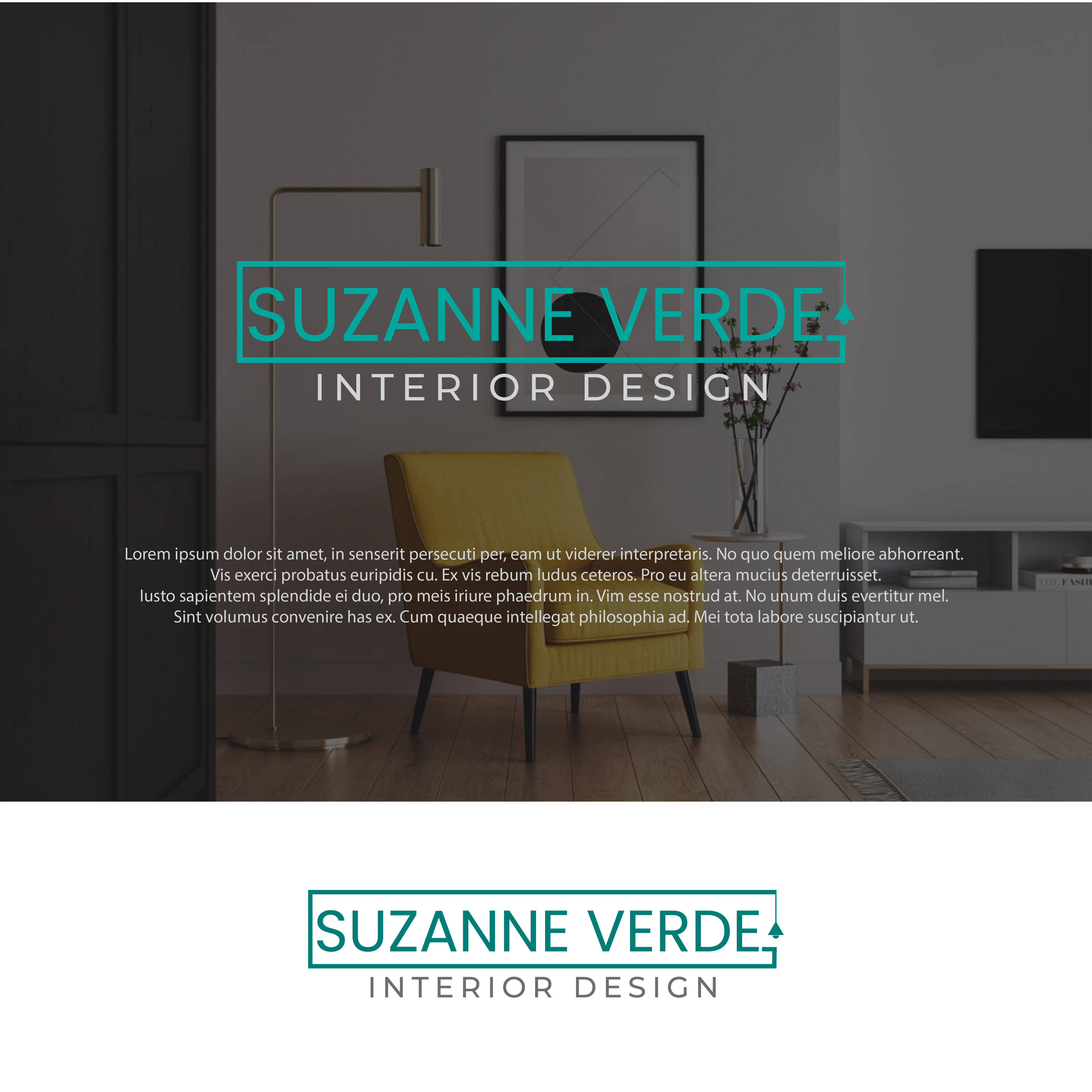 Logo Design by farady for Suzanne Verde Interior Design | Design #27248376