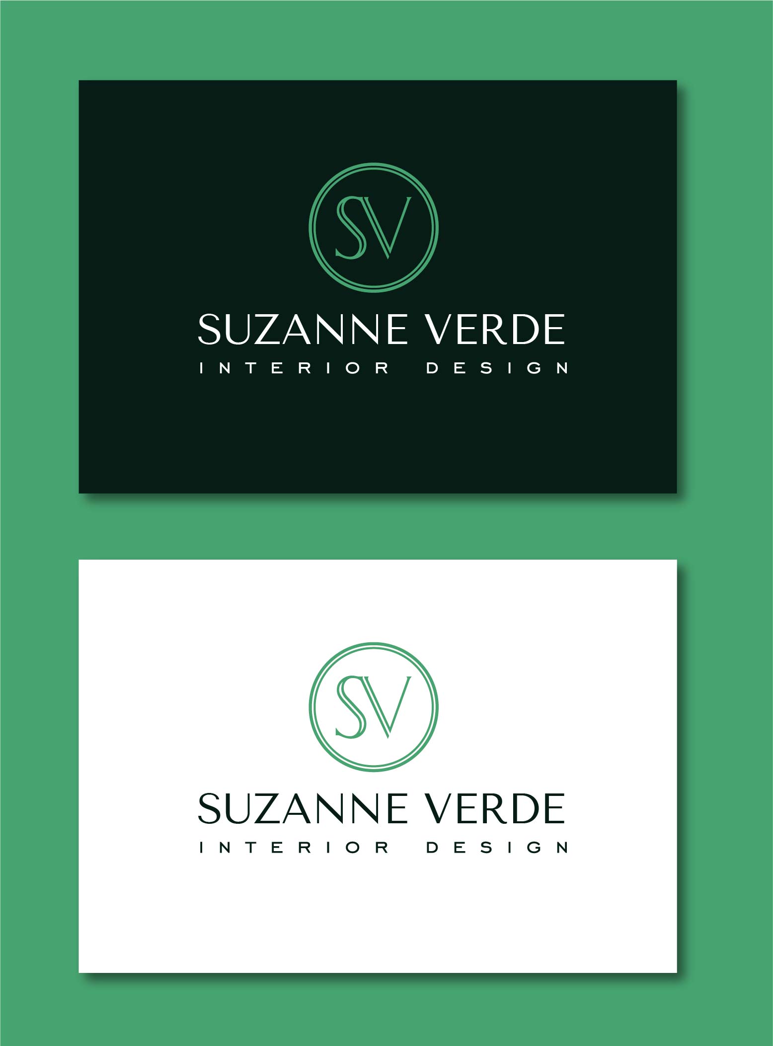 Logo Design by Birdcage for Suzanne Verde Interior Design | Design #27243754