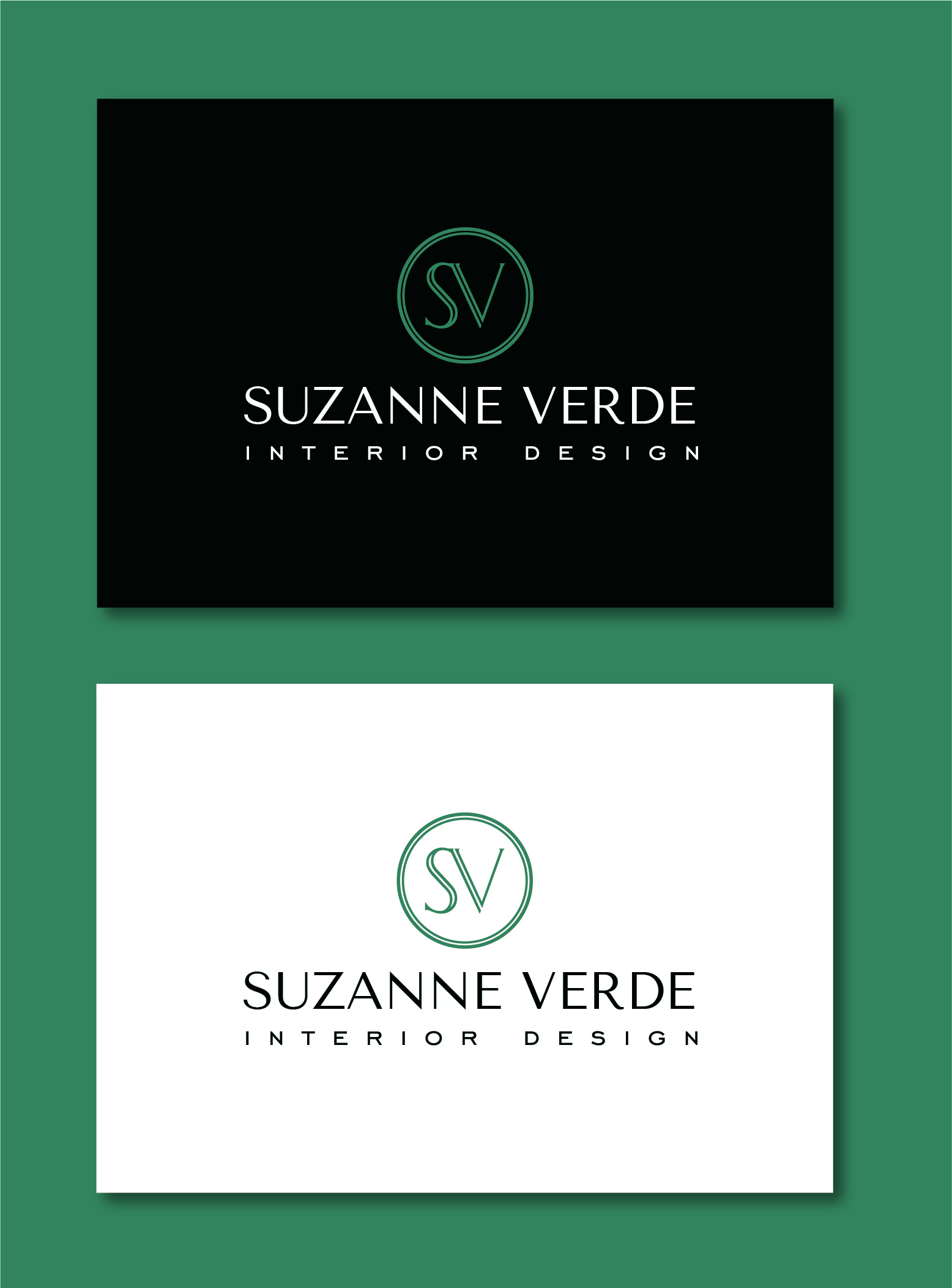 Logo Design by Birdcage for Suzanne Verde Interior Design | Design #27251840