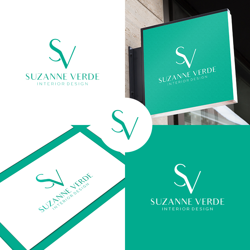 Logo Design by DesignNXT for Suzanne Verde Interior Design | Design #27247581