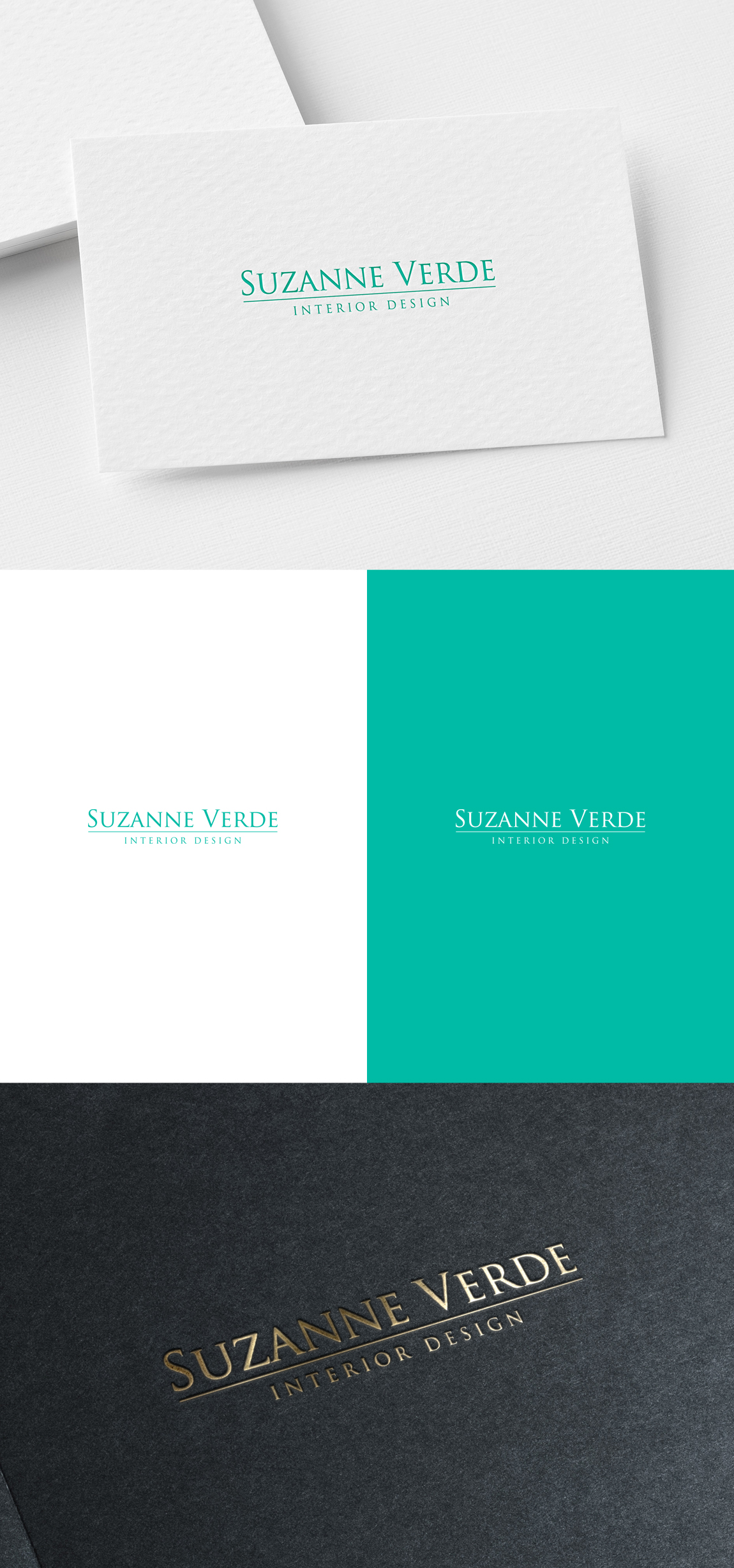 Diseño de Logo por SL Designer para Suzanne Verde Interior Design | Diseño #27239106